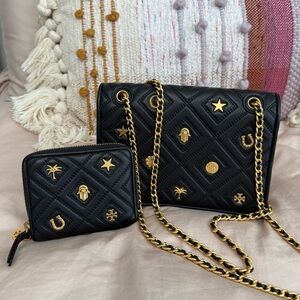 Tory Burch Chain Shoulder Bag and Wallet Set
